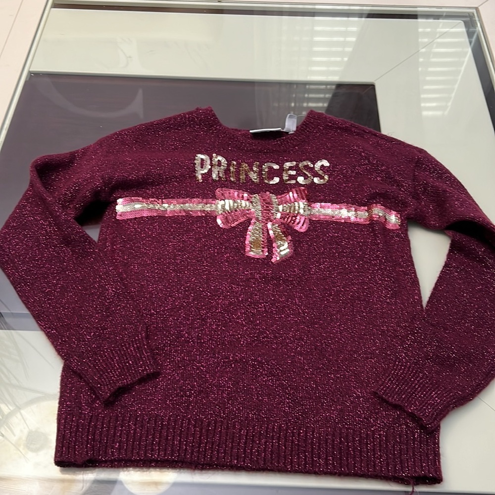 Girls PRINCESS sweater size 10/12